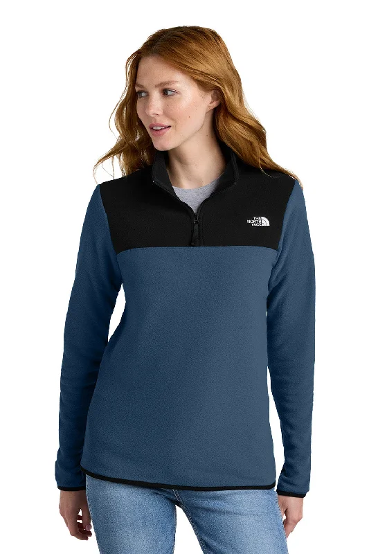 Price Reduction The North Face Womens Glacier Fleece 1/4 Zip Jacket - Shady Blue/Black - New Price Reduction The North Face Womens Glacier Fleece 1/4 Zip Jacket - Shady Blue/Black - New