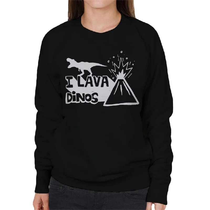 sleek sports hoodieJurassic World Fallen Kingdom I Lava Dinos Women's Sweatshirt