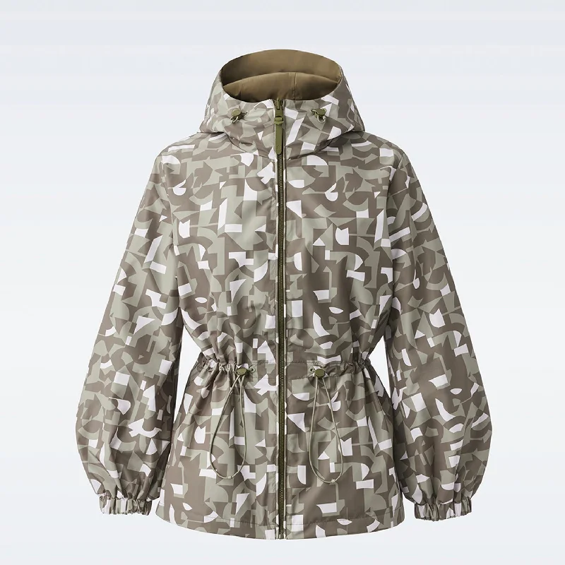 Savings Bonanza Women's DELIA Hooded Rainwear Jacket Matcha