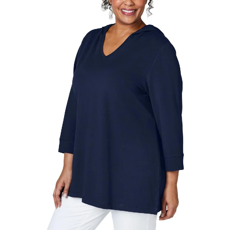 Don’t Miss Out Karen Scott Sport Womens Plus Fitness Running Hoodie