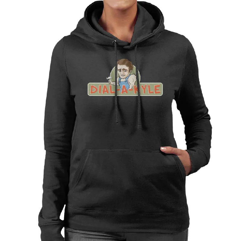 casual hoodie for menNeighbours Dial A Kyle Women's Hooded Sweatshirt