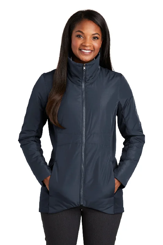 Factory Direct Sale Port Authority Womens Collective Wind & Water Resistant Full Zip Jacket - River Navy Blue Factory Direct Sale Port Authority Womens Collective Wind & Water Resistant Full Zip Jacket - River Navy Blue