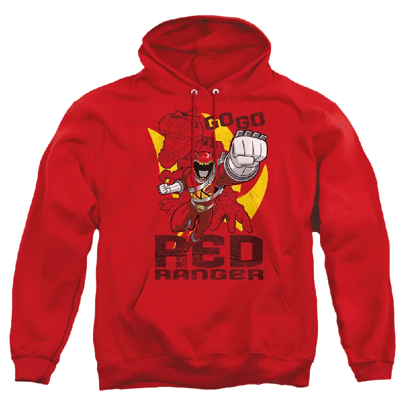 lightweight hooded sweatshirtPower Rangers Dino Charge Go Red - Pullover Hoodie