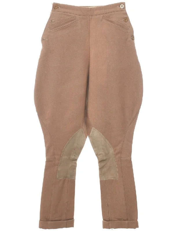 Stock Up and Save Brown Jodhpur Trousers - W24 L30