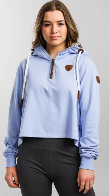Limited Time Leelee Lux Baby Blue Jay Half-Zip Hoodie