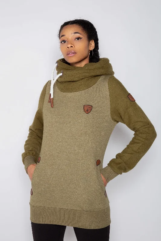 Savings Galore Artemis Reverse Olive Hoodie