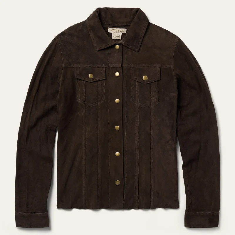 While Supplies Last Lambskin Shirt Jacket
