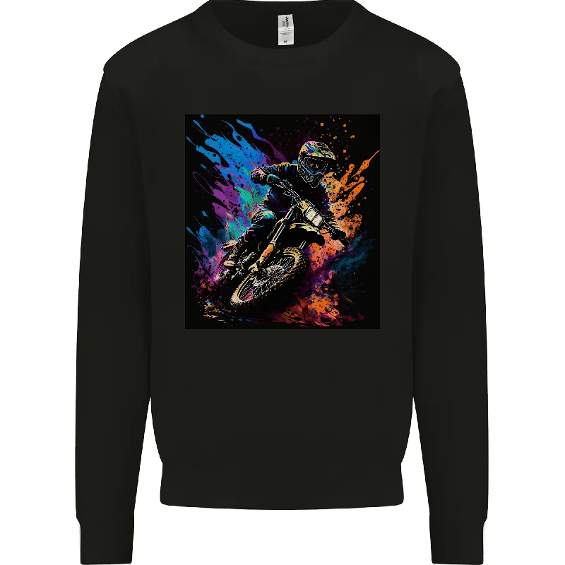 The Best Prices A Motocross Rider MotoX Dirt Bike Motorsports Mens Sweatshirt Jumper