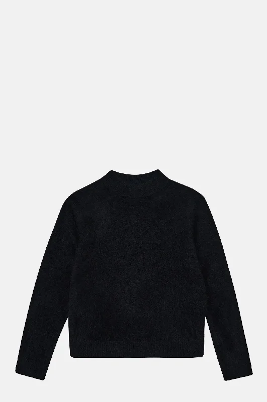 Price Drop Alert Brushed Turtle Knit Black