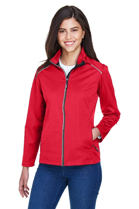 Bargain Bin Core 365 Womens Techno Lite Water Resistant Full Zip Jacket - Classic Red Bargain Bin Core 365 Womens Techno Lite Water Resistant Full Zip Jacket - Classic Red