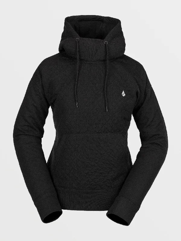 Best Bargains Womens V.Co Air Layer Thermal Hoodie - Black