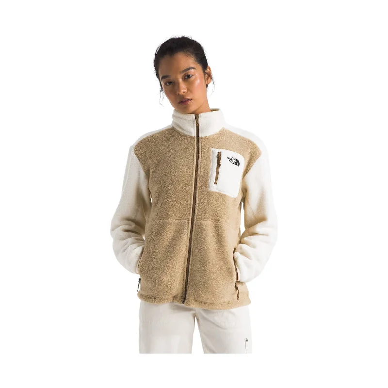 Early Access The North Face Women's Yumiori Full Zip Fleece - Khaki Stone/White Dune/Utility Brown Early Access The North Face Women's Yumiori Full Zip Fleece - Khaki Stone/White Dune/Utility Brown