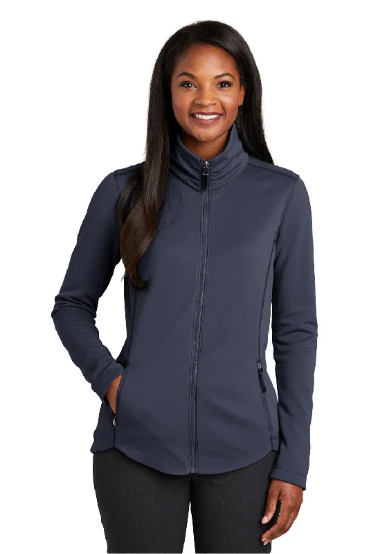 Customer Appreciation Sale Port Authority Womens Collective Full Zip Smooth Fleece Jacket - River Navy Blue Customer Appreciation Sale Port Authority Womens Collective Full Zip Smooth Fleece Jacket - River Navy Blue