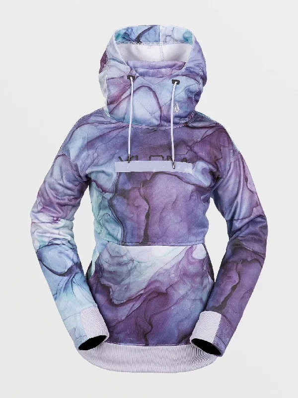Deal of the Day Womens Riding Hydro Hoodie - Glacier Ink