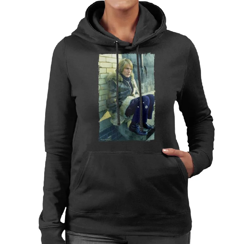 Final Clearance TV Times Adam Faith Appearing In TV Series Budgie Women's Hooded Sweatshirt