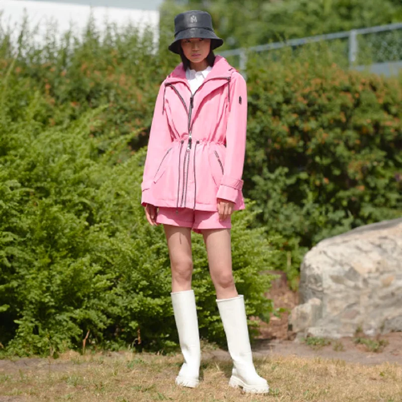 Stock Up and Save MELANY 2-in-1 rain parka with removable bib Guava