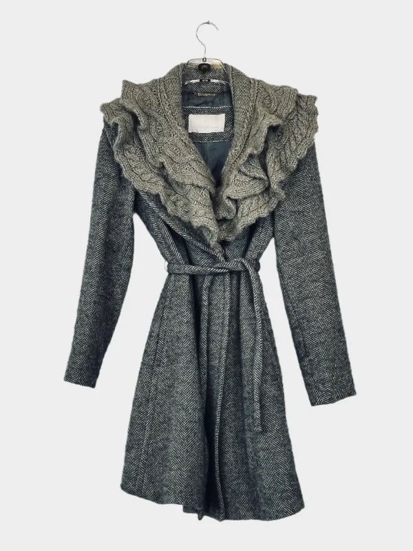 Online Exclusive Herringbone Coat