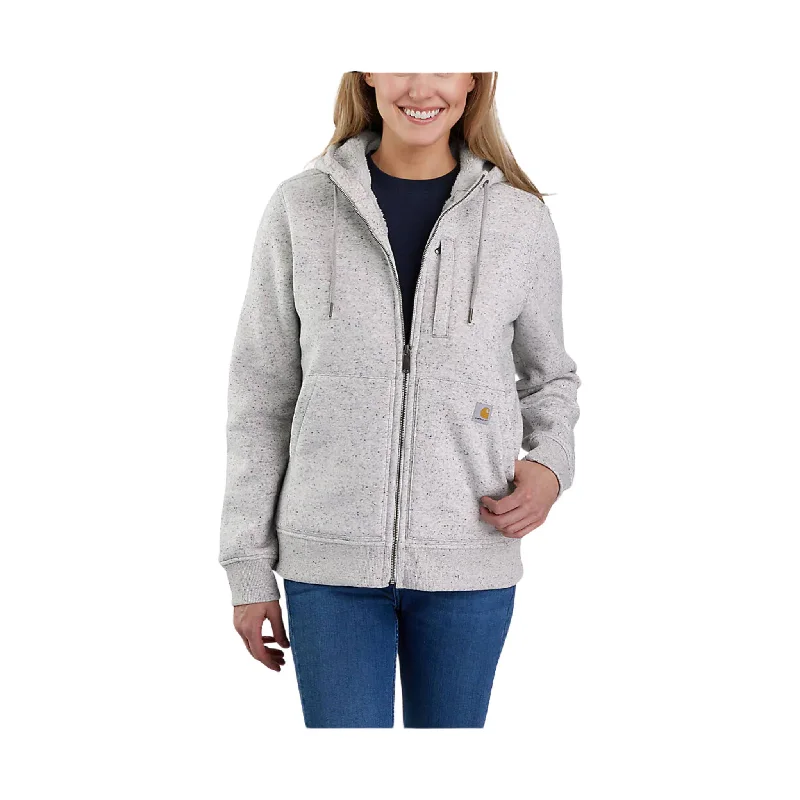 Savings Spectacular Carhart Women's Relaxed Fit Midweight Sherpa Lined Full Zip Sweatshirt - Asphalt Heather Nep Savings Spectacular Carhart Women's Relaxed Fit Midweight Sherpa Lined Full Zip Sweatshirt - Asphalt Heather Nep