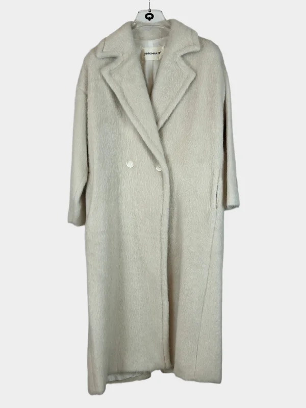 Seasonal Clearance Double-Breast Furry Coat