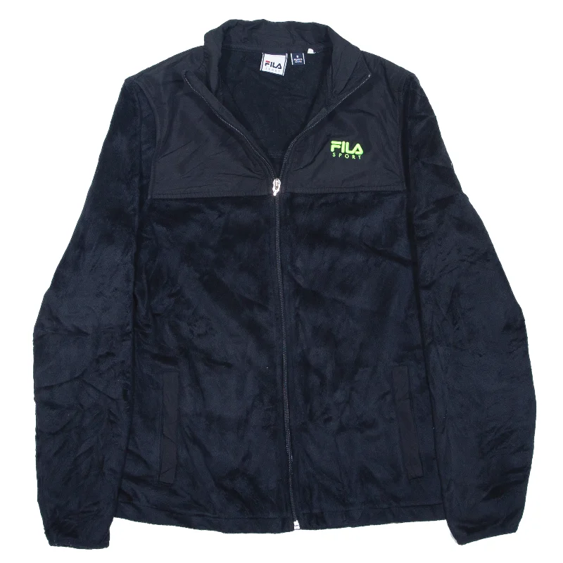 Fantastic Deals FILA Fleece Jacket Black Womens S