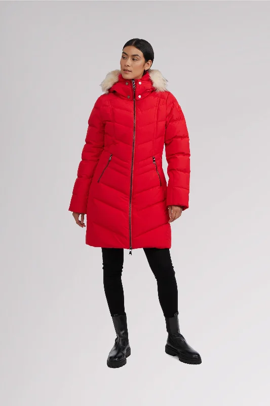 Unbeatable Prices January Women's Quilted Puffer w/ Faux Fur