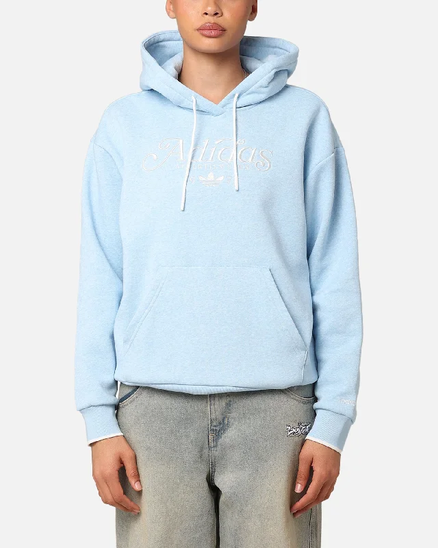 Daily Deals Adidas Women's Graphic Hoodie Clear Sky Mel