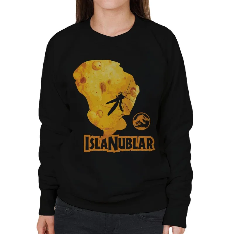 loose fit athletic hoodieJurassic Park Isla Nublar Mosquito Women's Sweatshirt