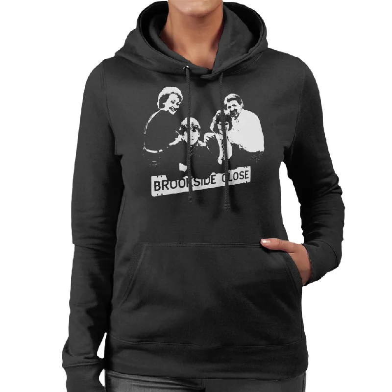 New Deals TV Times Brookside Cast 1985 Women's Hooded Sweatshirt