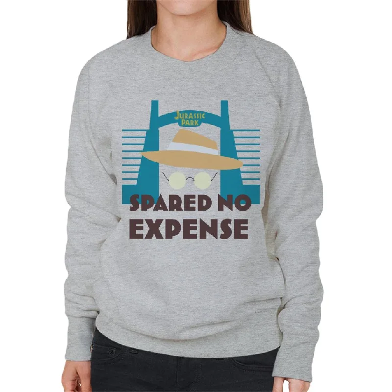 athletic streetwear sweatshirtJurassic Park Spared No Expense John Hammond Women's Sweatshirt