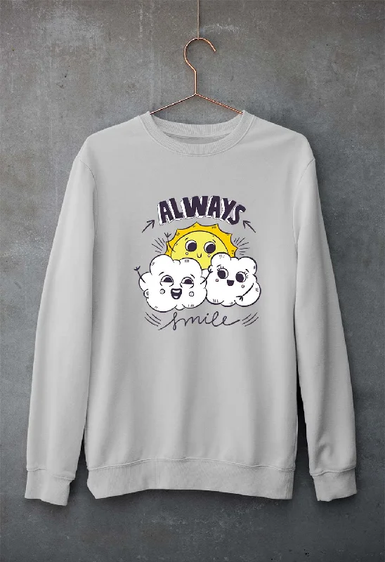 Now or Never Always Smile Unisex Sweatshirt for Men/Women