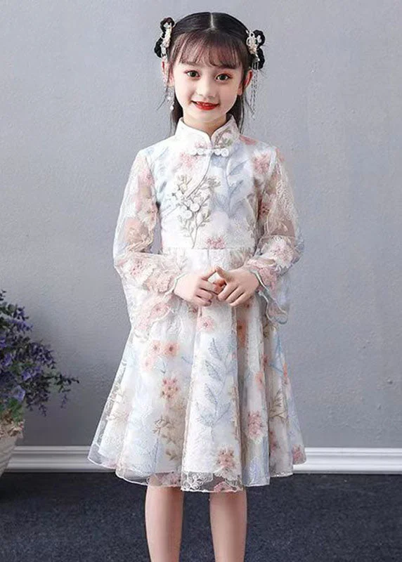 Take Advantage Chic White Embroideried Patchwork Hollow Out Tulle Girls Maxi Dress Long Sleeve Take Advantage Chic White Embroideried Patchwork Hollow Out Tulle Girls Maxi Dress Long Sleeve