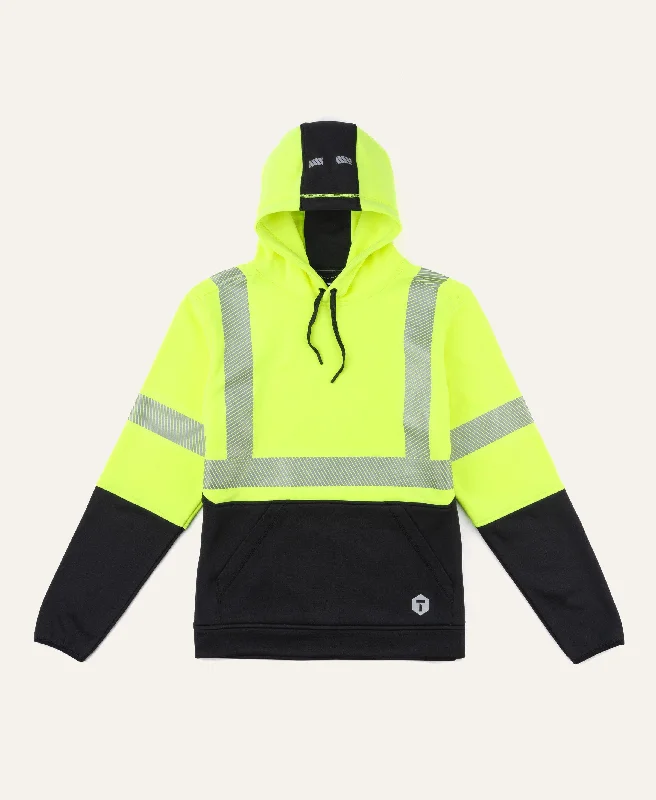 Markdown Madness Women's M2 Grid Hoodie Hi Vis