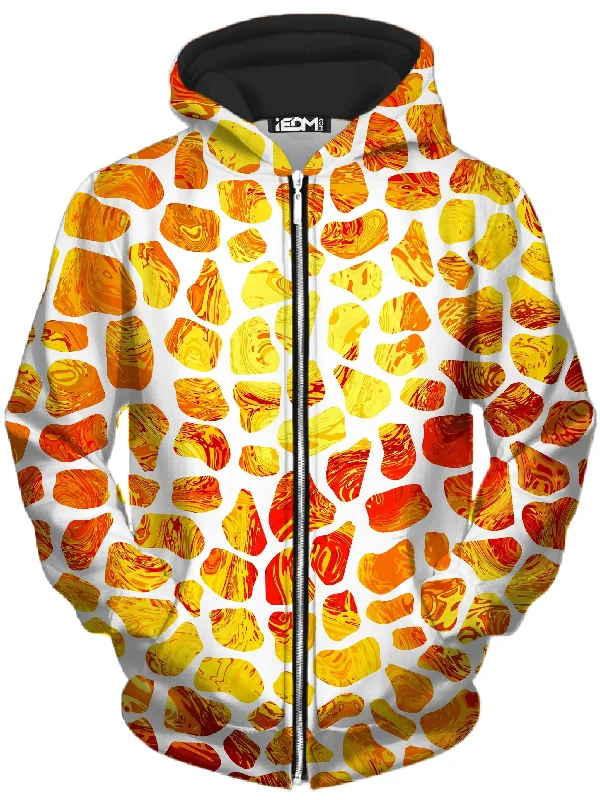 classic pullover hoodieGiraffe Pattern Unisex Zip-Up Hoodie