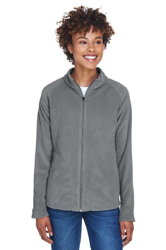 Exclusive Deal Team 365 Womens Campus Pill Resistant Microfleece Full Zip Jacket - Graphite Grey