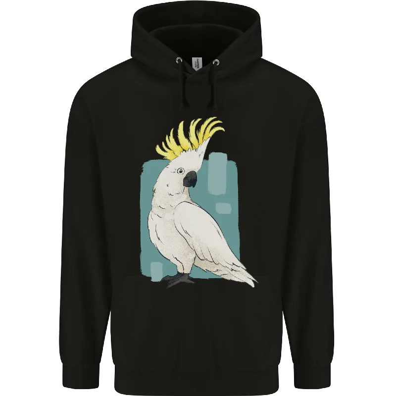 Year-End Sale A Cockatoo Mens 80% Cotton Hoodie
