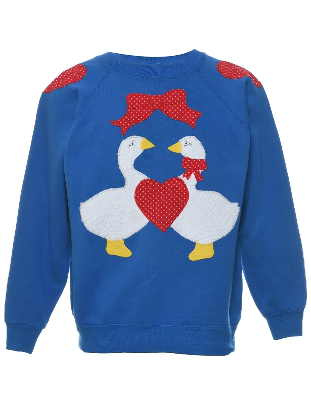 New Deals Patchwork Christmas Sweatshirt - M