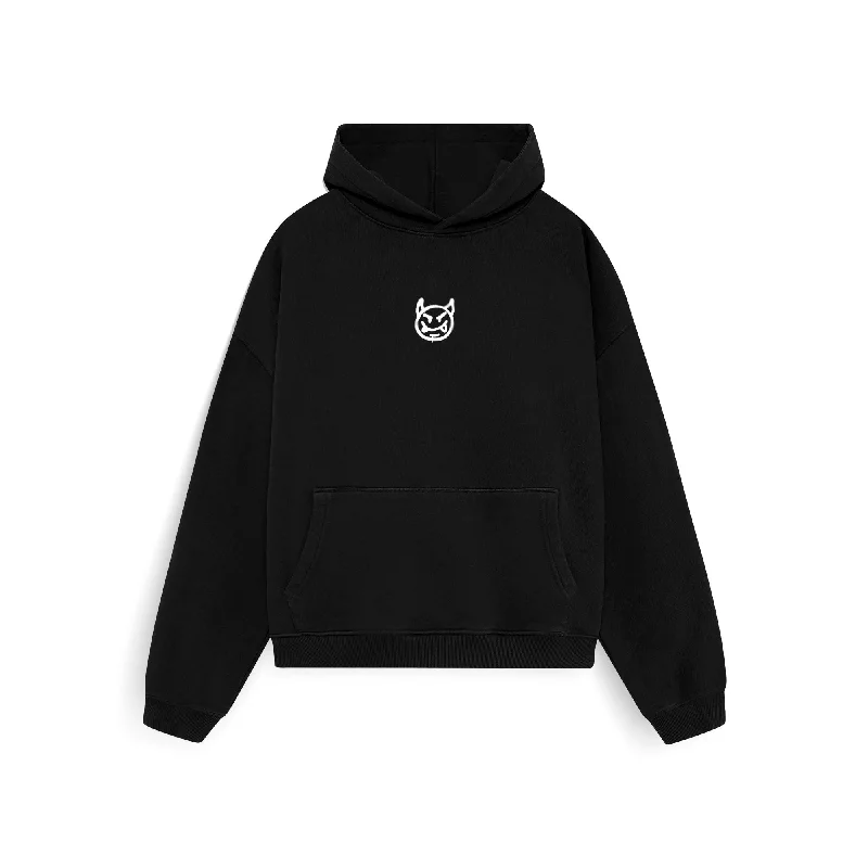 Price Drop DEVIL HOODIE - BLACK