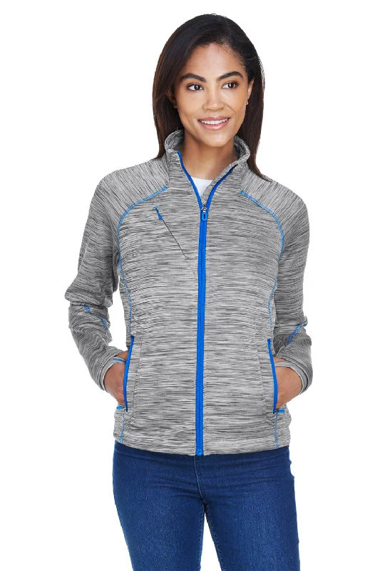 Buy More, Save More North End Womens Sport Red Flux Full Zip Jacket - Platinum Grey/Olympic Blue Buy More, Save More North End Womens Sport Red Flux Full Zip Jacket - Platinum Grey/Olympic Blue