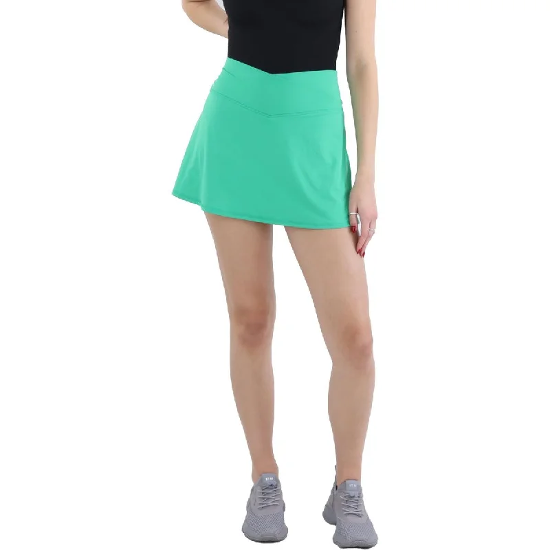 Price Slash 90 Degree by Reflex Womens Airlux Crossfire Stretch Compression Shorts Skort