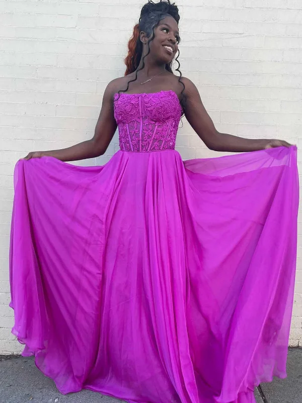 casual shift dresscasual shift dressA Line Strapless Purple Lace Long Prom Dresses, Purple Lace Formal Dresses, Purple Chiffon Evening Dresses SP2849