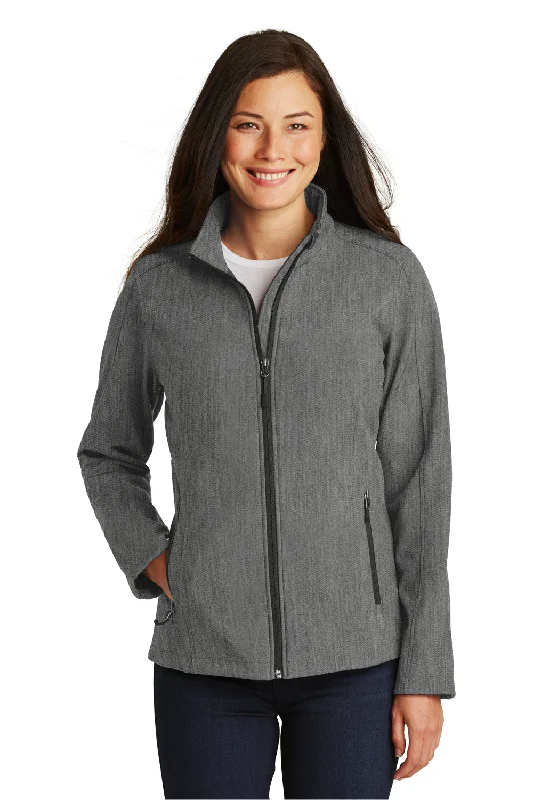 Midnight Madness Port Authority Womens Core Wind & Water Resistant Full Zip Jacket - Heather Pearl Grey Midnight Madness Port Authority Womens Core Wind & Water Resistant Full Zip Jacket - Heather Pearl Grey