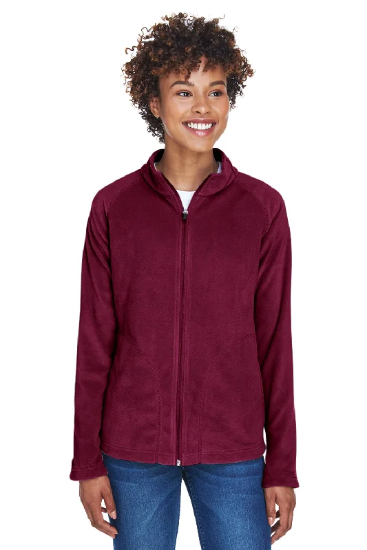 Flash Deals Team 365 Womens Campus Pill Resistant Microfleece Full Zip Jacket - Maroon Flash Deals Team 365 Womens Campus Pill Resistant Microfleece Full Zip Jacket - Maroon