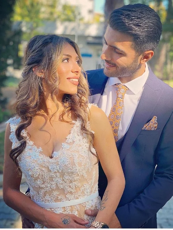 Closeout Sale A Line V Neck Champagne Lace Prom Dresses, Champagne Lace Formal Evening Dresses, Champagne Bridesmaid Dresses Closeout Sale A Line V Neck Champagne Lace Prom Dresses, Champagne Lace Formal Evening Dresses, Champagne Bridesmaid Dresses