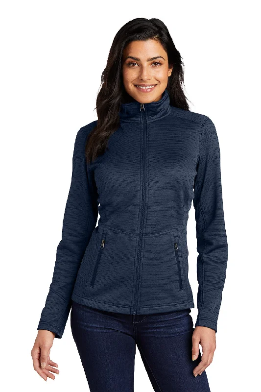 Flash Sale Port Authority Womens Full Zip Fleece Jacket - Navy Blue