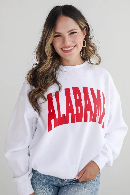 Great Deals White Alabama Sweatshirt
