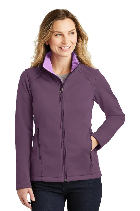 Price Rollback The North Face Womens Ridgeline Wind & Water Resistant Full Zip Jacket - Blackberry Wine Purple - Closeout