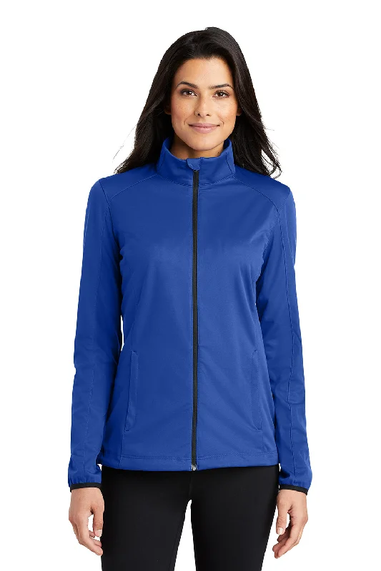 Act Now Port Authority Womens Active Wind & Water Resistant Full Zip Jacket - True Royal Blue Act Now Port Authority Womens Active Wind & Water Resistant Full Zip Jacket - True Royal Blue