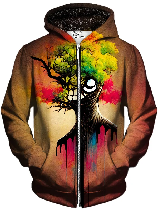 Mega Sale Hollow Reality Unisex Zip-Up Hoodie