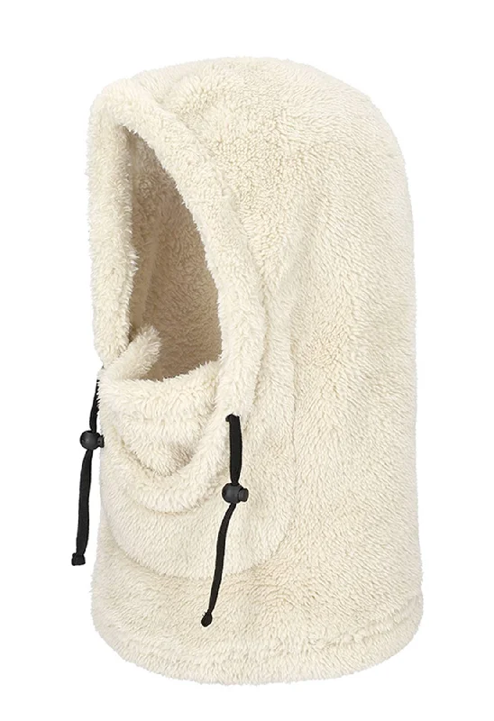 Amazing Deals JJ Teddy Fleece Hood/Snood in Cream