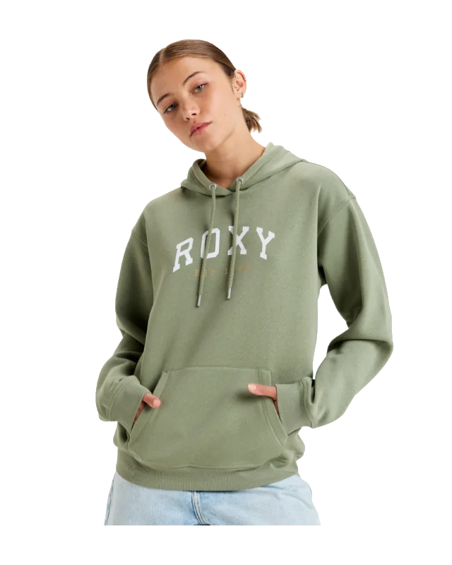 Weekend Special Surf Stoked Hoodie in Oil Green
